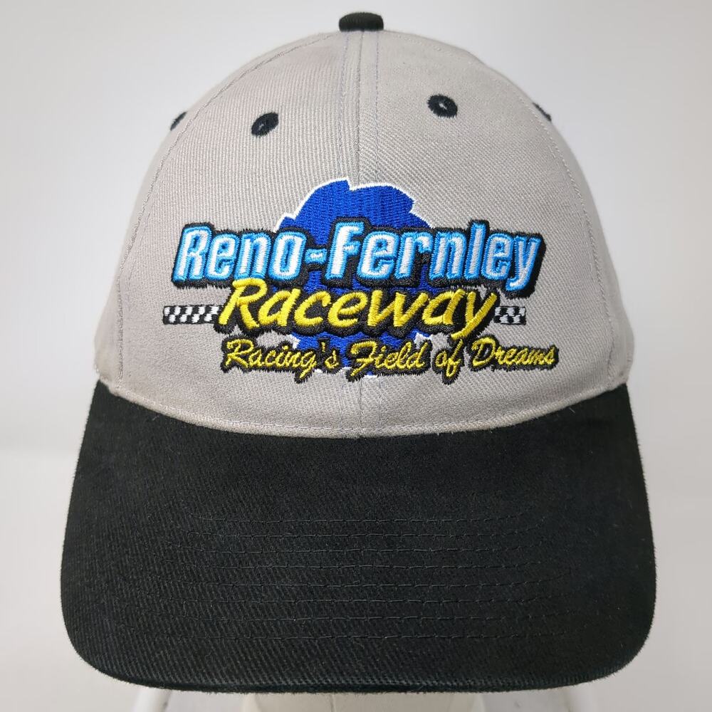 Design Dynamix Gray One Size Baseball Cap Hat Reno-Fernley Raceway Strapback - Picture 2 of 10